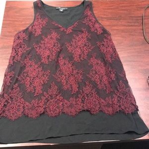 Karen Kane Long Lace Tunic